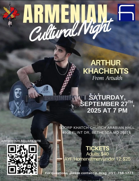Spotlight Event - Armenian Cultural Night Arthur Khachents