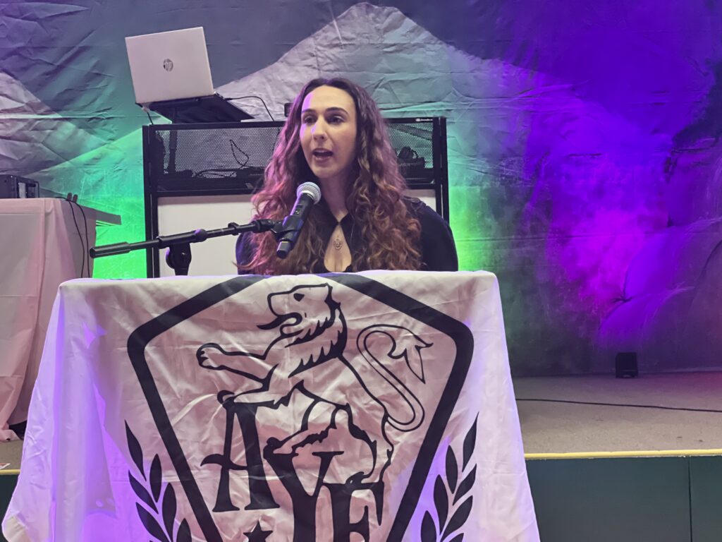 ARF "Sebouh" Gomideh Treasurer and AYF DC "Ani" alumni, Areni Margossian urges the investment in our youth. 